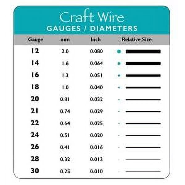 The Beadsmith Wire Elements Craft Wire – Tarnish Resistant, Soft Temper, Round, Gold Color – 0.32mm, 28 Gauge, 500 Feet Spool – Jewelry Making, Wire Wrapping, Floral, & Other DIY Crafts