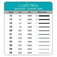 thumbnail image 6 of The Beadsmith Wire Elements Craft Wire – Tarnish Resistant, Soft Temper, Round, Copper Color – 0.41mm, 26 Gauge, 30 Yard Spool – Jewelry Making, Wire Wrapping, Floral, & Other DIY Crafts, 6 of 7