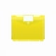 thumbnail image 3 of Bolsa para documentos A4 de 3 orificios con etiqueta (2 unidades), bolsa para documentos A4, bolsa para etiquetas, plástico resistente, vista transparente, diseño plegable, almacenamiento, 3 of 3