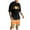 Black, variant on Miqool Men's 2 Piece Vacation Beach Outfits Short Sleeve Tropical Print Hawaiian T Shirt and Shorts Set Summer Tracksuits