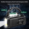thumbnail image 4 of Radio Hand Crank Emergency 20000mAh Solar AM/FM (versión Estadounidense), 4 of 9