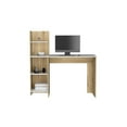 thumbnail image 2 of We Have Furniture Desk Wichita, Four Shelves, Light Oak / White Finish, 2 of 6