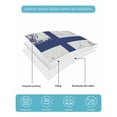 thumbnail image 5 of Nautical Navy Twin XL Size Down Alternative Comforter, Lightweight Comforter Quilt Bedding Set with Pillow Shams Blue Lighthouse Boat Compass Ocean All Seasons Bed Comforter Duvet Insert 68"x98", 5 of 7
