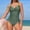 A781 Army Green, variant on One Piece Swimsuits for Women Built-in Padded Cups Twist Front V Neck Monokini Ruched Tummy Control Bathing Suits Slimming Backless Flattering Swimwear