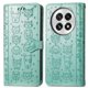 thumbnail image 1 of Funda Cartera FOXDOCK para OnePlus 13 , Flip PU con Relieve de Gatos y Perros, Tarjetero y Soporte, 1 of 6