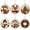 B, variant on 6-Pack Christmas Signs Diamond Art Kit for Adults, Wooden Sign Ornaments with DIY Pearl Painting and Hemp Rope, Holiday Xmas Tree Hanging Decor, Handmade Festival Keepsake Gift