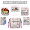 thumbnail image 2 of Pink Princess Unicorn Pattern Womens Lunch Box for Work,Insulated Large Lunch Bag for Tween and Teen,Loncheras Para Mujer,Leakproof Adult Lunch Bag for Work,Beach,Travel,Picnic,Camping, 2 of 7