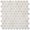 Beige, variant on The Tile Life Eterna Hex 1" x 1" Hexagon Cream Blend Glass Mosaic Floor and Wall Tile 1 Sheet