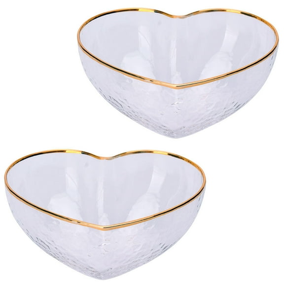 2 Pcs Dessert Bowl Snack Serving Appetizer Bowls Food Containers Salad
