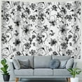 thumbnail image 4 of Orinice Floral Pattern Tapestry Wall Hanging Unique Style Graphic Tapestries Home Wall Decor Art for Living Room Bedroom Apartment Farmhouse Dorm - 4 Sizes Available 60x50inch, 4 of 6