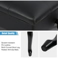 thumbnail image 5 of REDCAMP Adjustable Piano Bench with Storage, PU Leather Heavy Duty Keyboard Piano Bench with Padded Cushion Bent Leg, Black, 5 of 9