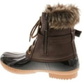 thumbnail image 3 of NATURE BREEZE DUCK-01 Women's Chic Lace Up Buckled Duck Waterproof Snow Boots, 3 of 4