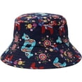 thumbnail image 3 of CoCopeaunts Summer Bucket Hats for Women Cotton Ladies Bucket Cap Reversible Two Side Wear Sport Fisherman Hat Many Pattern, 3 of 8