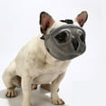 thumbnail image 4 of Short Snout Dog Muzzles- Adjustable Breathable Mesh Bulldog Muzzle for Biting Chewing Barking Training Grooming Dog Mask,GreyS, 4 of 8