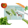 thumbnail image 2 of Caroline's Treasures Welcome Friends Beagle Glass Cutting Board Large, 2 of 2