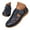 Blue, variant on Summer Closed Toe Sandals for Women Ankle Strap Dressy Orthopedic Walking Slip on Flat Shoes