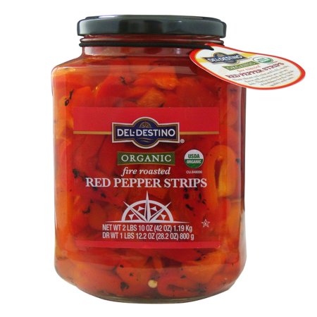 Del Destino Fire Roasted Red Peppers 42 oz (2 lb 10 oz)