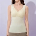 thumbnail image 5 of PBFRDSJ Women's Lace Camisole Tank Top Seamless Tummy Control Compression Shapewear Camisoles V Neck Ribbed Slim Fitted Tops, 5 of 5