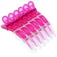 thumbnail image 1 of Pinzas para el cabello de cocodrilo para salón, 6 uds., pinzas para el cabello para estilista (color aleatorio), 1 of 5