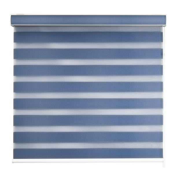 DecoKing Persiana para Ventana Sheer Elegance Enrollable Horizontal 140cm ancho x 220cm alto Blue