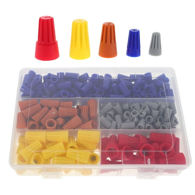 unbranded 330Ud Conectores De Cable Eléctricos Tornillo Con Tapas Codificadas Para Reparaciones Y Cableado En Casa