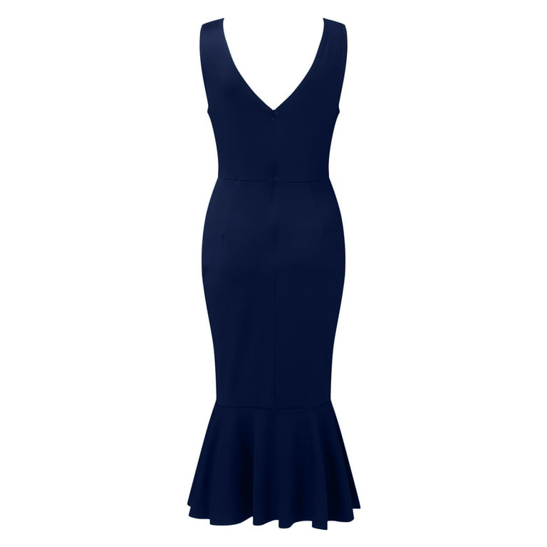 BEEYASO Clearance Summer Dresses for Women Sleeveless Mid-Length