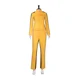 thumbnail image 4 of Kill Bill Vol.1 La novia Top y pantalones amarillos Disfraz de Cosplay Disfraces de Halloween Carnaval Disfraces de fiesta para adultos, 4 of 5