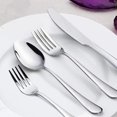 thumbnail image 2 of 20-piece Stainless-steel Cutlery Set Flatware Set Tableware Dinnerware Knife Fork Spoon, 2 of 5