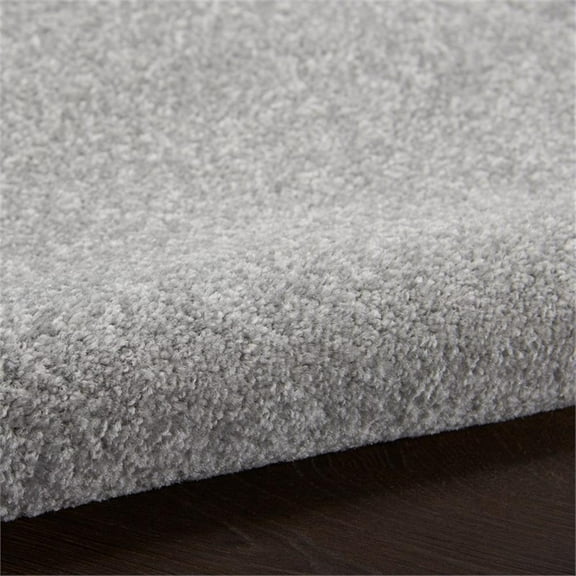 Pemberly Row 12' x 15' Silver Gray Fabric Outdoor Area Rug (12' x 15')