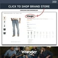 thumbnail image 4 of Wrangler Men's 936 High Rise Prewashed Cowboy Cut Slim Straight Jeans Tan 35W x 30L  US, 4 of 6