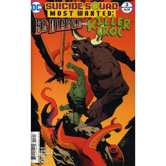 Suicide Squad Most Wanted: El Diablo and Boomerang #3 VF ; DC Comic Book