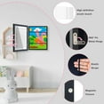 thumbnail image 6 of Kids Art Frame 1 Pack,Kids Artwork Frames Changeable Display 8x10.5 with Mat or 9.5x12 Without Mat,Front-Opening Picture Display Frames Holds 50,Wall Art Frame Black, 6 of 8