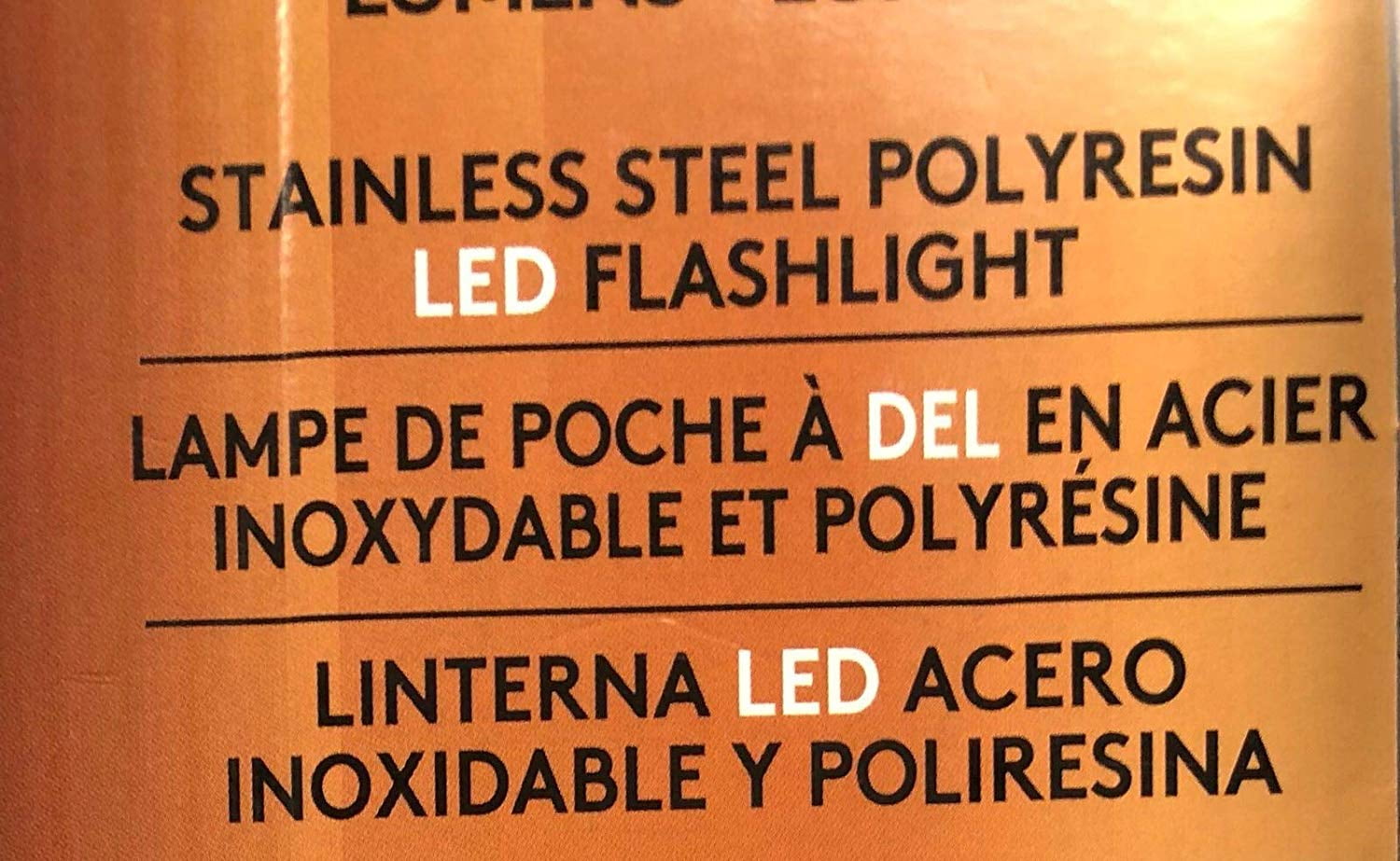 Duracell 2pk DURABEAM 1500 lm DEL Lampe de poche en acier inoxydable 4 Faisceau de paramètres