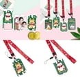 thumbnail image 2 of EXCIXING Christmas Neck Strap Card Holder Neck Lanyard Snowman Key Badge Lanyard, 2 of 13