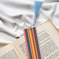 thumbnail image 6 of Kdxio Vertical Stripes Print Metal Tassel Bookmarks,Perfect Gift for Art Lovers and Bookworms Metal Bookmarks for Women, 6 of 8