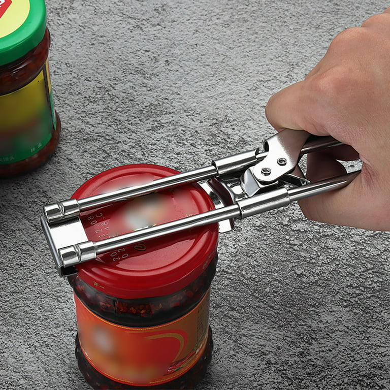Adjustable Bottle Jar Can Stainless Steel Opener Bottle Revomer