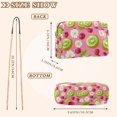 thumbnail image 4 of FORMRS Women Crossbody Purse with Chain Strap Vegan Leather Shoulder Handbag, Floral Raspberries, 4 of 7