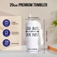 thumbnail image 2 of God Bless Our Nest - Arrow Love Hearts New Home Housewarming Blessing, 20oz Tumbler, 2 of 7