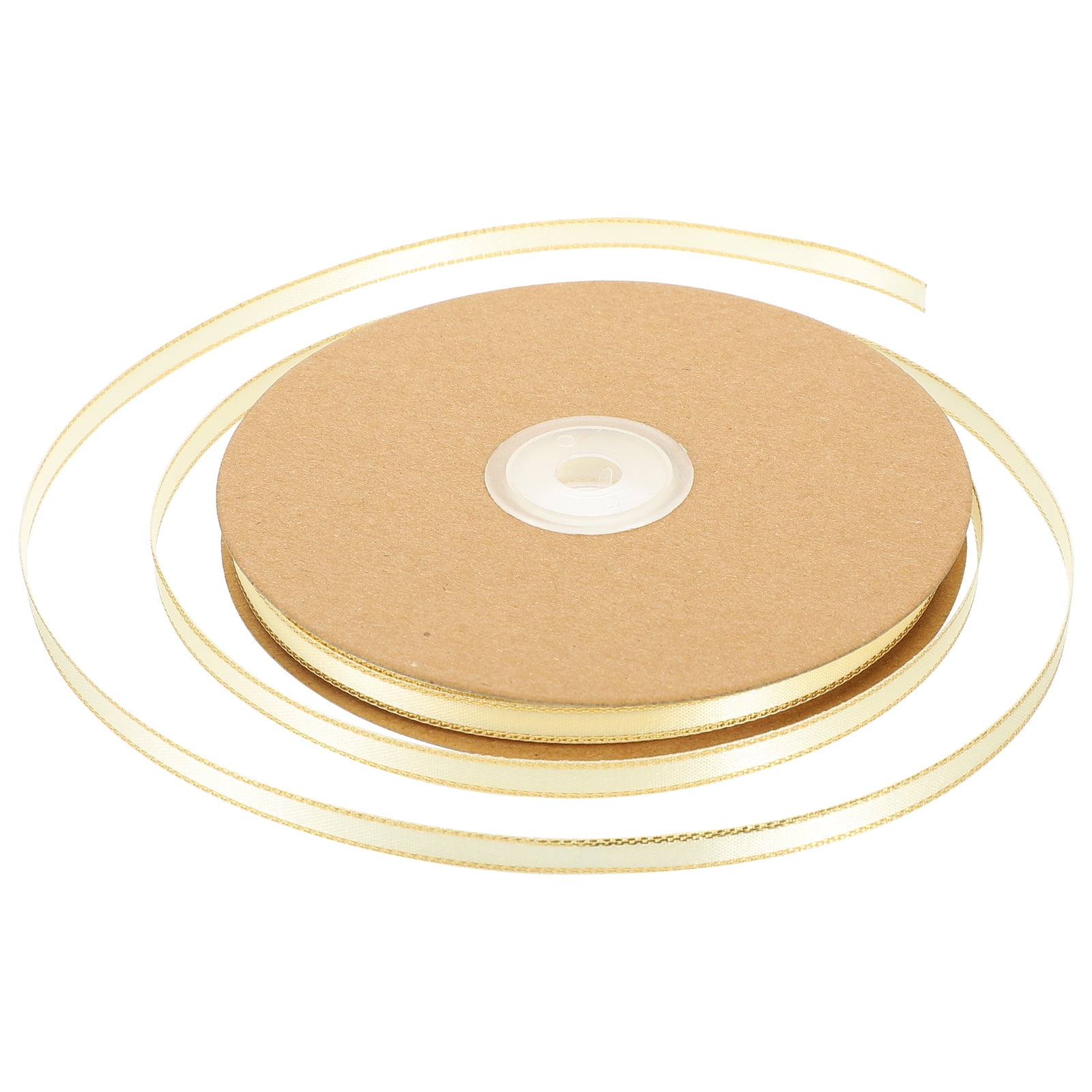 Rosarivae 1 Roll Golden Edges DIY Ribbon Doubleside Wrapping Ribbon