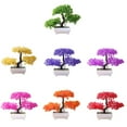 thumbnail image 4 of Grofry Artificial Bonsai Welcoming Pine Bonsai Simulation Potted Plant Ornament Home Decor, 4 of 6