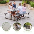 thumbnail image 4 of Lifetime 6-Foot Folding Plastic Rectangle Picnic Table (60366), 4 of 11