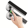 thumbnail image 1 of PENGX Poignée de Serrure de Porte à Empreinte Digitale Levier de Porte Intelligent à Empreinte Digitale Clavier d'Entrée Électronique Sans Clé avec Poignée pour Chambre Sans Application, 1 of 6