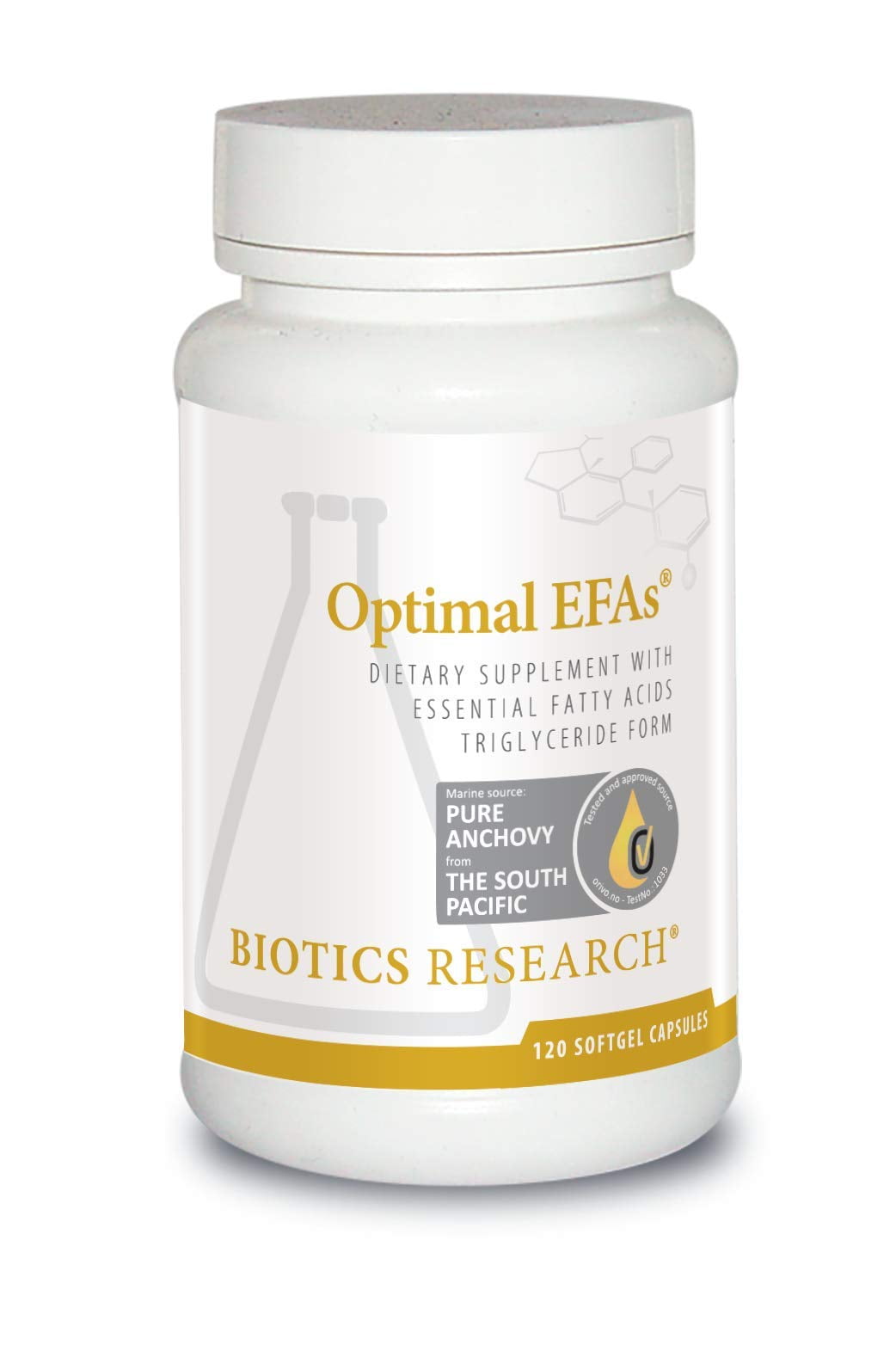Biotics Research Optimal EFAs© Proprietary Blend of Fish, Flaxseed and