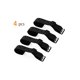 thumbnail image 2 of Tirantes de sujetador para mujeres INSPIRE CHIC, 2 pares, ancho de 10/12/15/18/20 mm, tirantes elásticos ajustables para hombros, patrón de flores en negro - 18 mm, 2 of 5