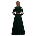 thumbnail image 4 of Disfraz de Halloween Brave Legend Personaje Melinda Disfraz de cosplay Femenino Palacio Verde Vestido largo, 4 of 5