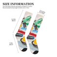 thumbnail image 2 of Picia Colorful Abstract Bumper Cars Printed Sports Compression Socks - 15-20mmHg Graduated Compression, High-Performance Soft and Breathable Socks for Men and Women, 2 of 5