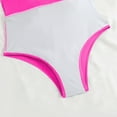 thumbnail image 6 of Fnooota Swimsuits for Women, One Piece High Waisted Holiday Swimwear Bathing Suits Hot Pink Size XL, 6 of 7