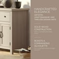 thumbnail image 5 of Maven Lane Felix Rustic Wooden Sideboard in Weathered Grey Finish, 5 of 6