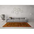 thumbnail image 3 of Ahgly Company Machine Washable Indoor Rectangle Persian Yellow Traditional Area Rugs, 4' x 6', 3 of 4