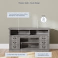 thumbnail image 4 of BELLEZE TV Stand Media Entertainment Center - Stoneford (Gray Wash), 4 of 7
